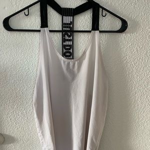 White Nike workout tank